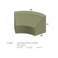 Curved Sofa Cover