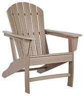 Grey/Brown Poly Adirondack Chair
