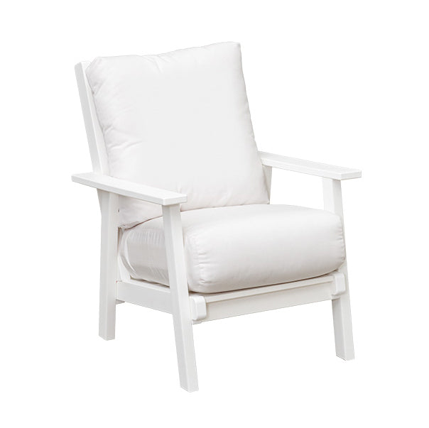 Marina Collection - Club Chair with Natural Finishes
