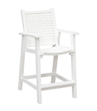 Marina Collection - Counter Height Chair with Natural Finishes