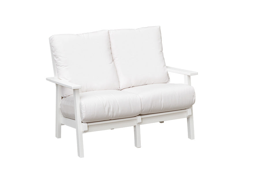 Marina Collection - Love Seat with Natural Finishes