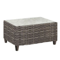 Edgewater - Rectangular Coffee Table w/ Glass
