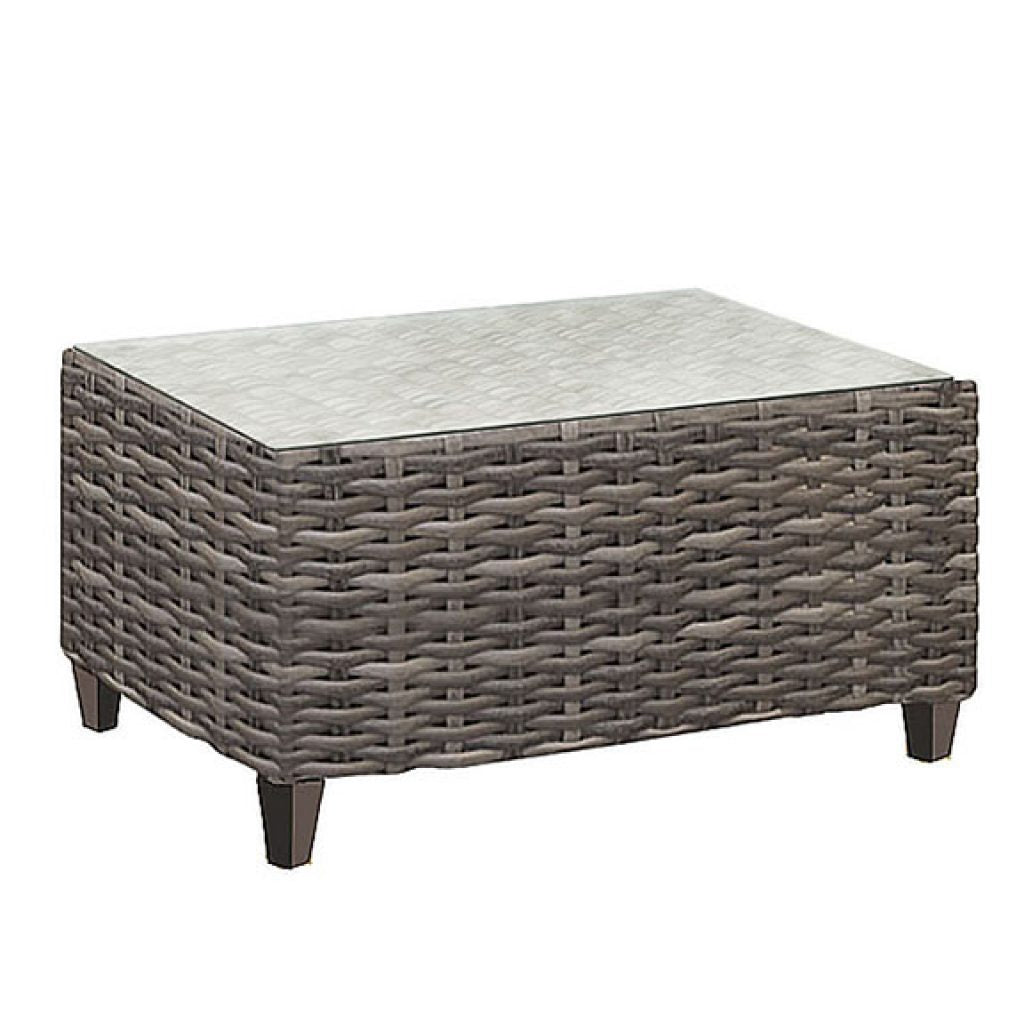 Edgewater - Rectangular Coffee Table w/ Glass
