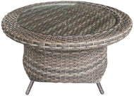 Universal Rotating Chat Table w/ Glass