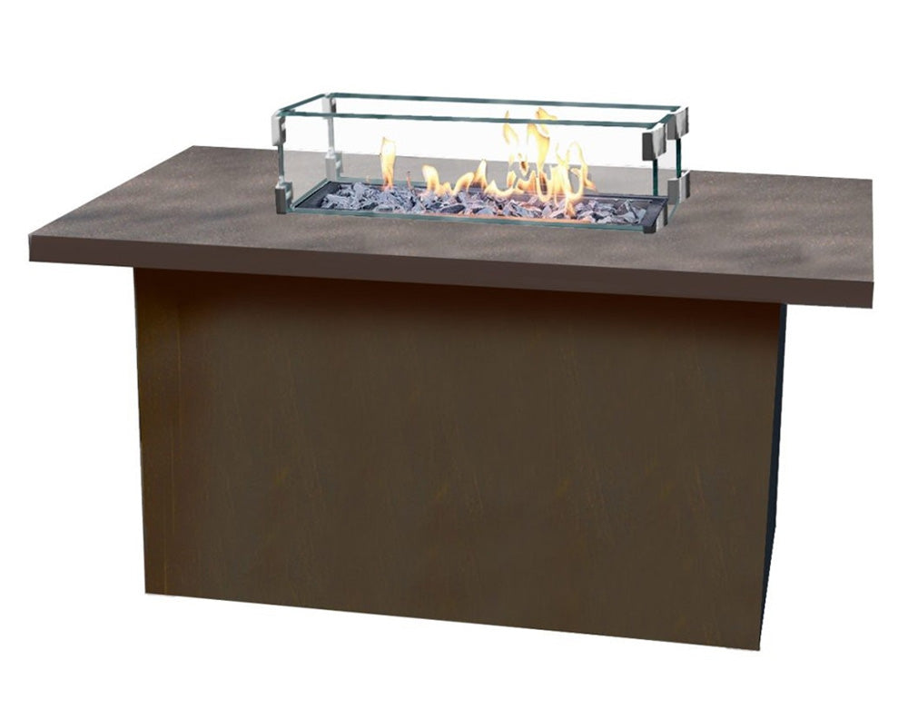48"x32" Rectangle Cal Sil Fire Table