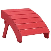 Load image into Gallery viewer, Red Ashley Ottoman