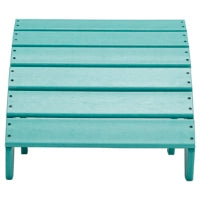 Load image into Gallery viewer, Turquoise Ashley Ottoman