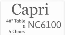 Load image into Gallery viewer, Capri 48&quot; Table &amp; 4 Chairs